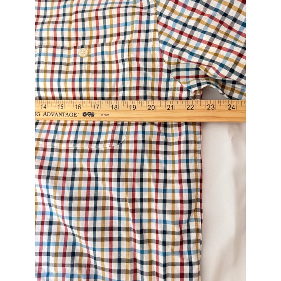 ORVIS Country Twill Checkered Button Down Long Sleeve Shirt Men's Medium - Picture 9 of 12